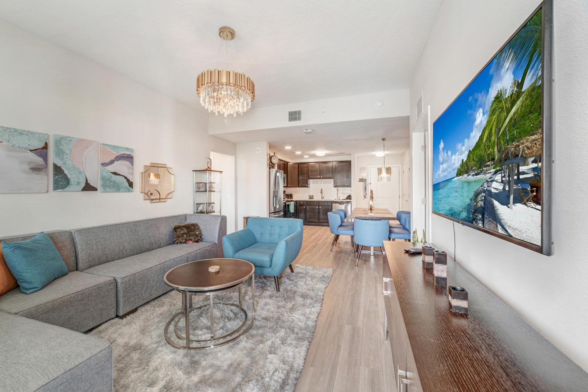 Apartment Modern 2br Near Icon Park, Convention Center And New Epic Universe *