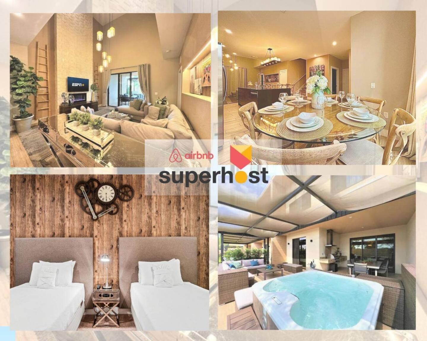 Sophisticated 4 En W Private Hot Tub & Bb Orlando