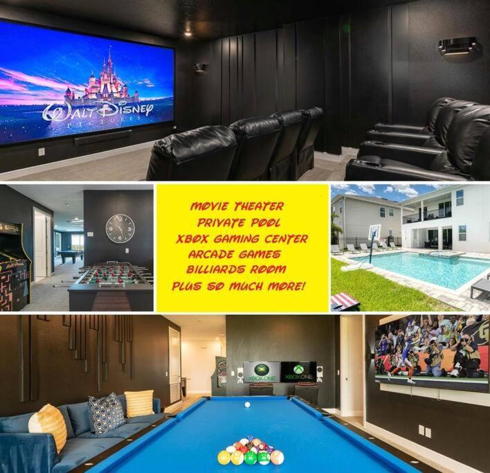 Stunning 11br Near - Private Pool & Spa, Cinema, Game Room! * Orlando