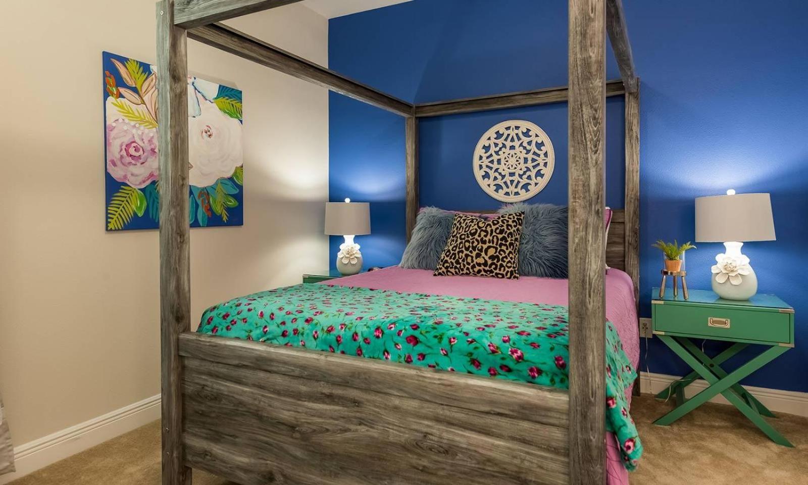 Charming Colorful 4 Bdrm With Fun Loft In Encore * Orlando