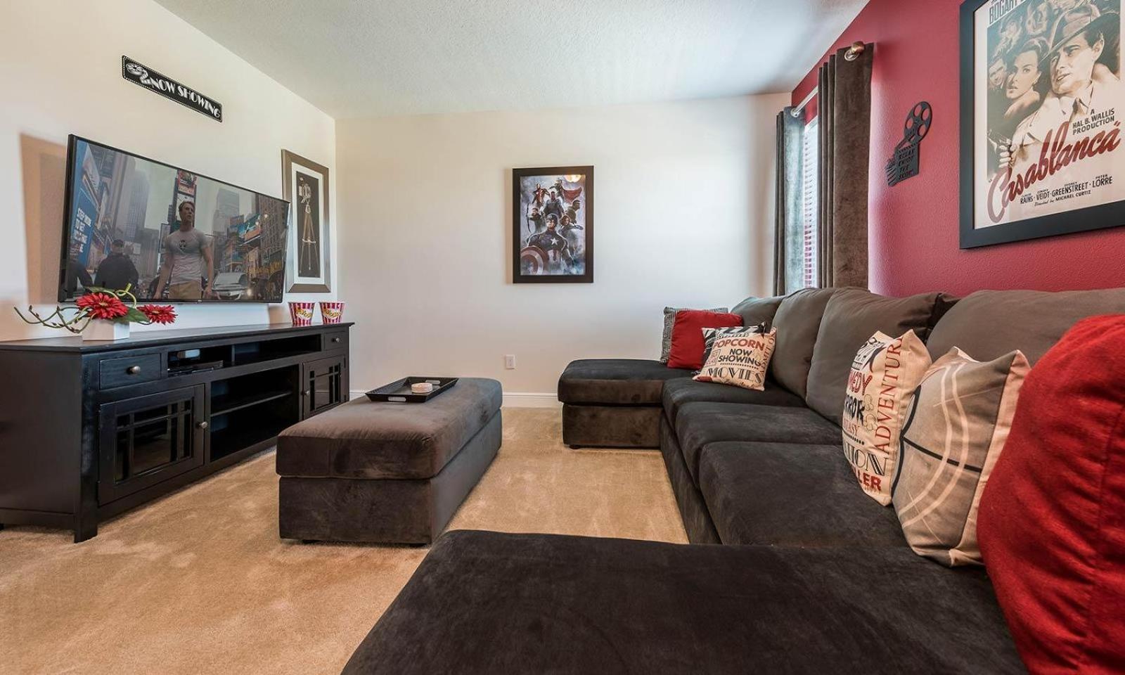 Airy 8 Bdrm Retreat With Water Park Views In Encore Orlando