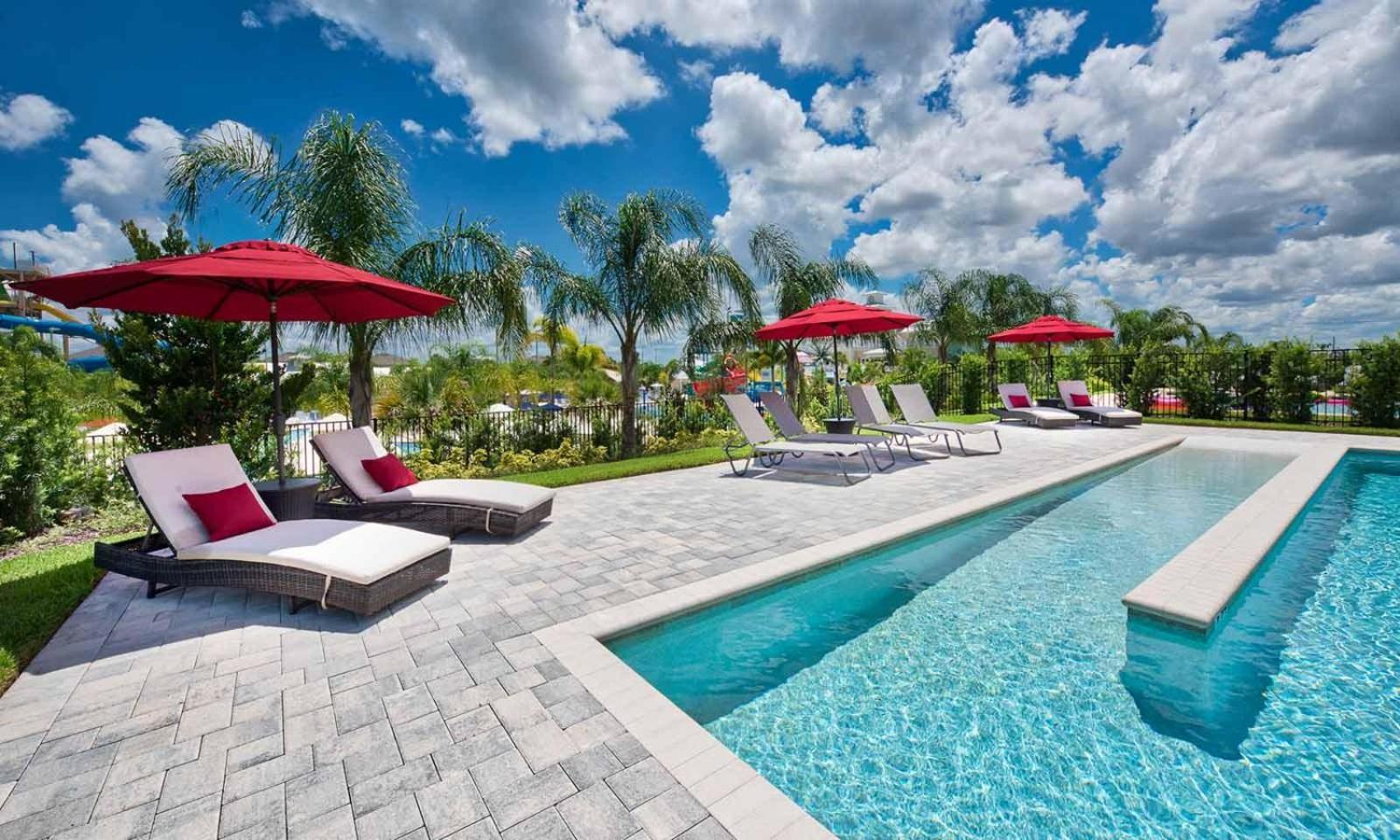Airy 8 Bdrm Retreat With Water Park Views In Encore Holiday home Orlando
