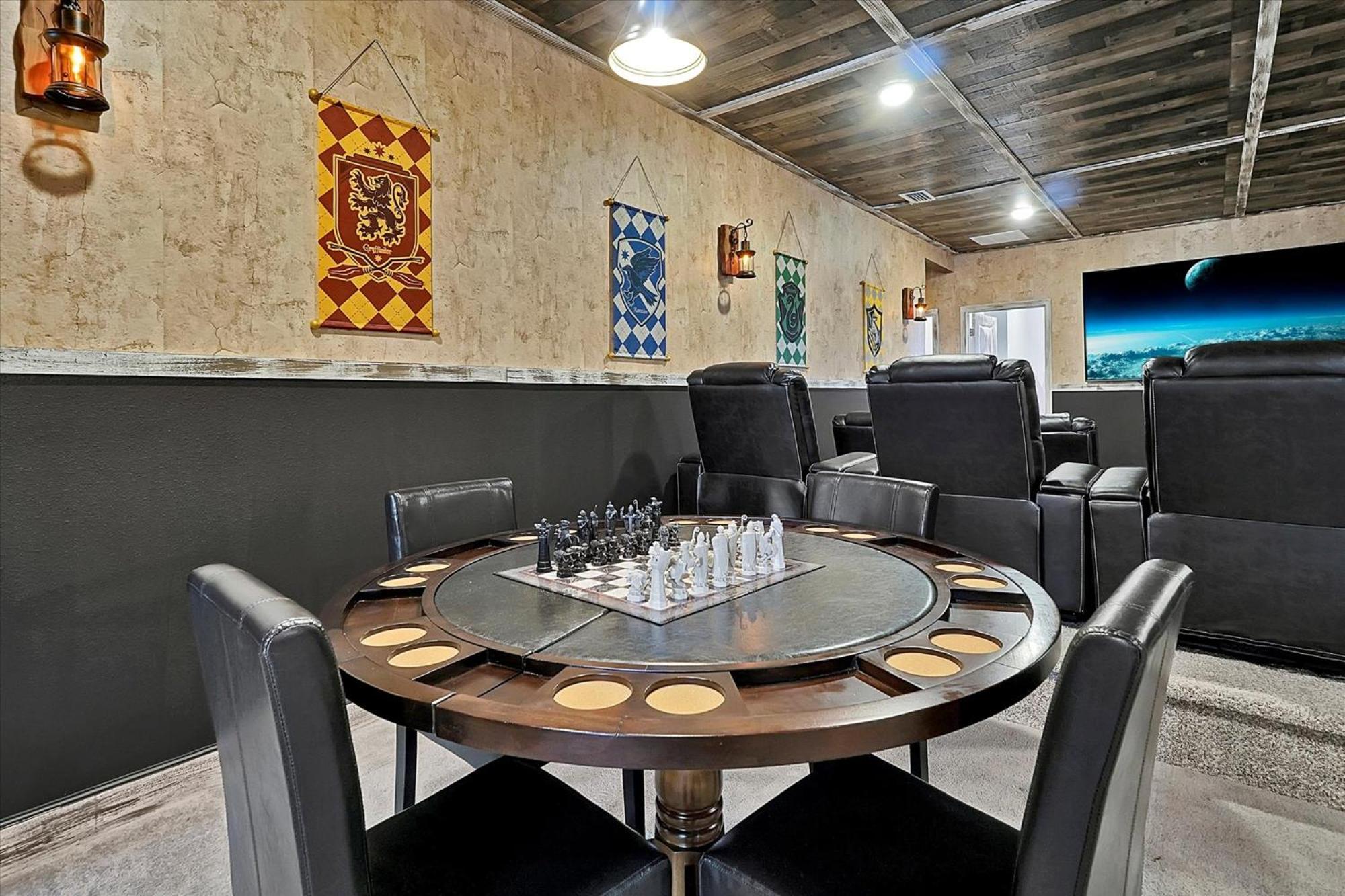 Gorgeous Paradiso Mansion Pool-game-room-theater-3 Orlando