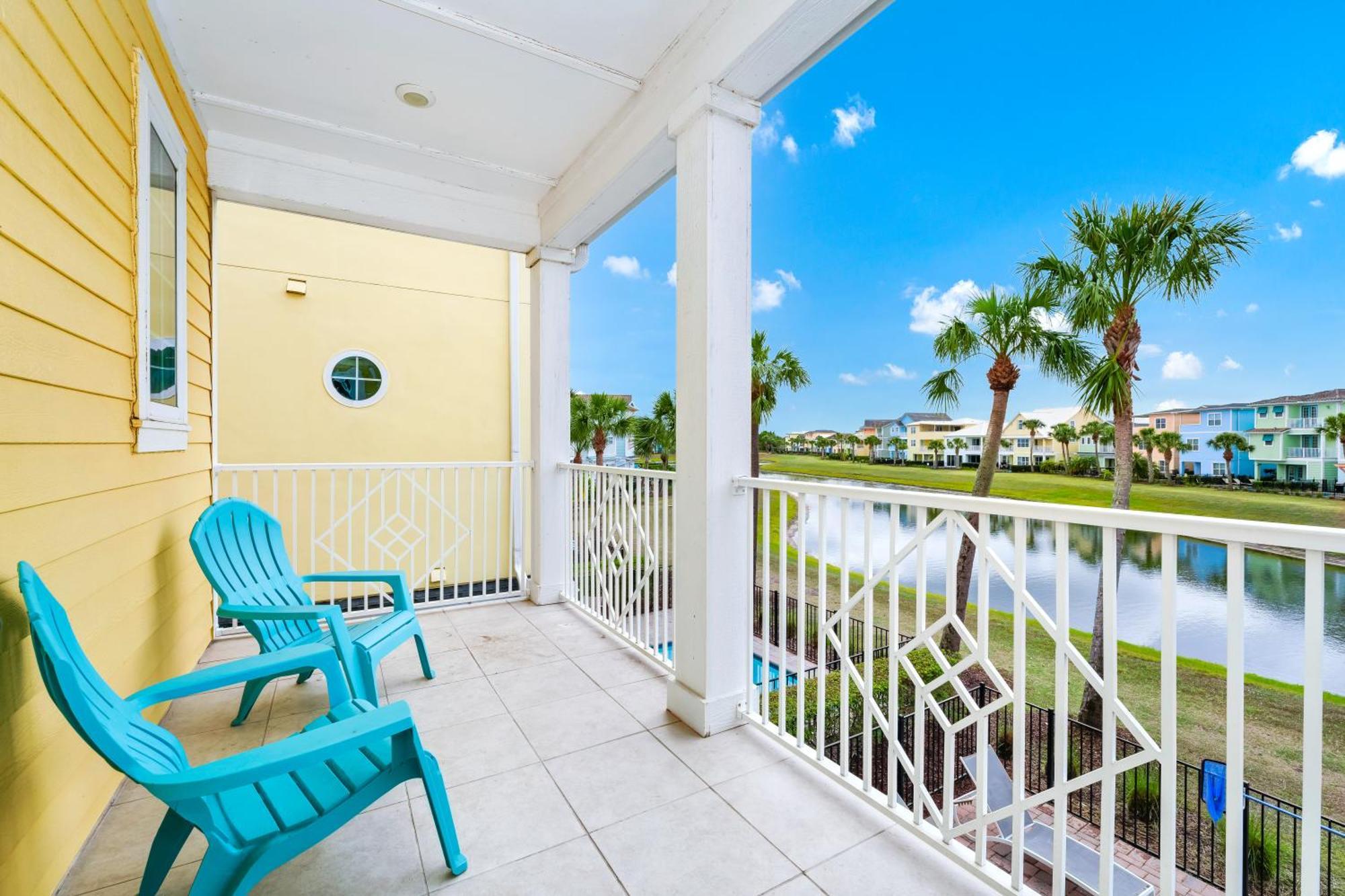 Waterfront With Balcony And Private Pool Near And Margaritaville Island H20 Waterpark Access - 3008ph Orlando