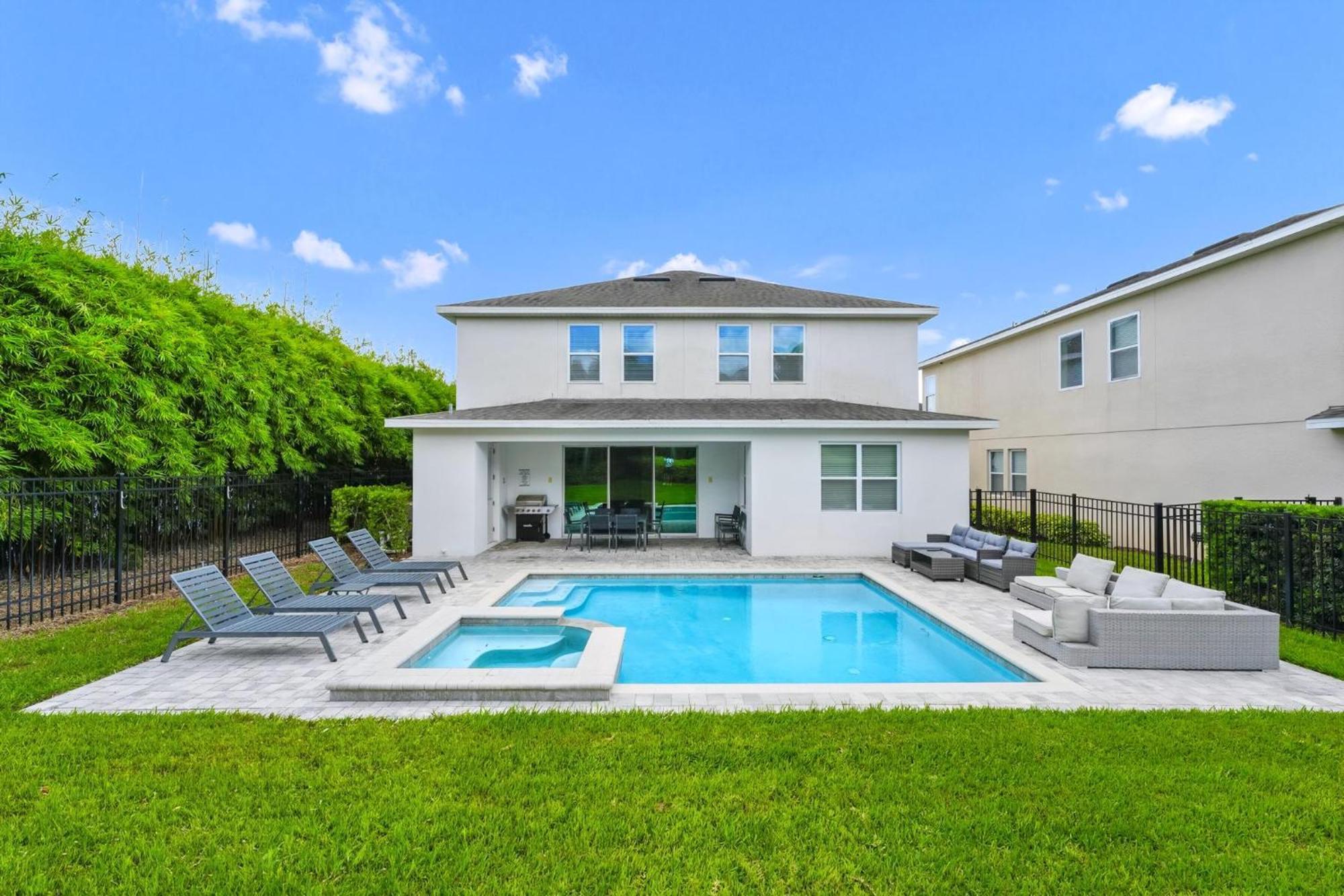 Marvelous With Private Pool And Water Park Access Near At Encore Reunion - 7464mr Orlando
