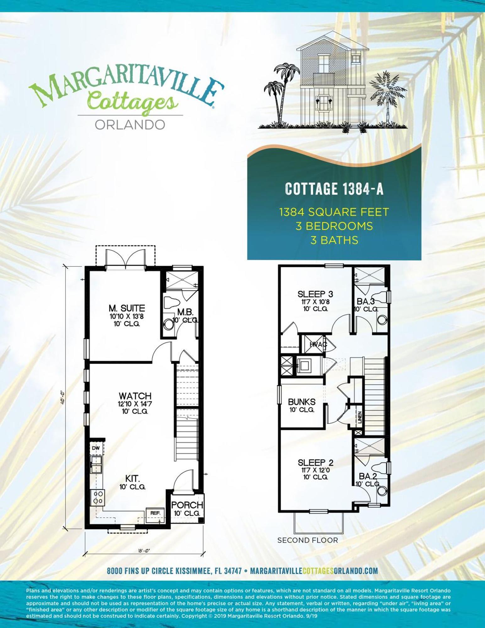 Parrot Bay Cottage With Private Hot Tub Near Disney With Margaritaville Resort Island H2O Access - 3067Kl