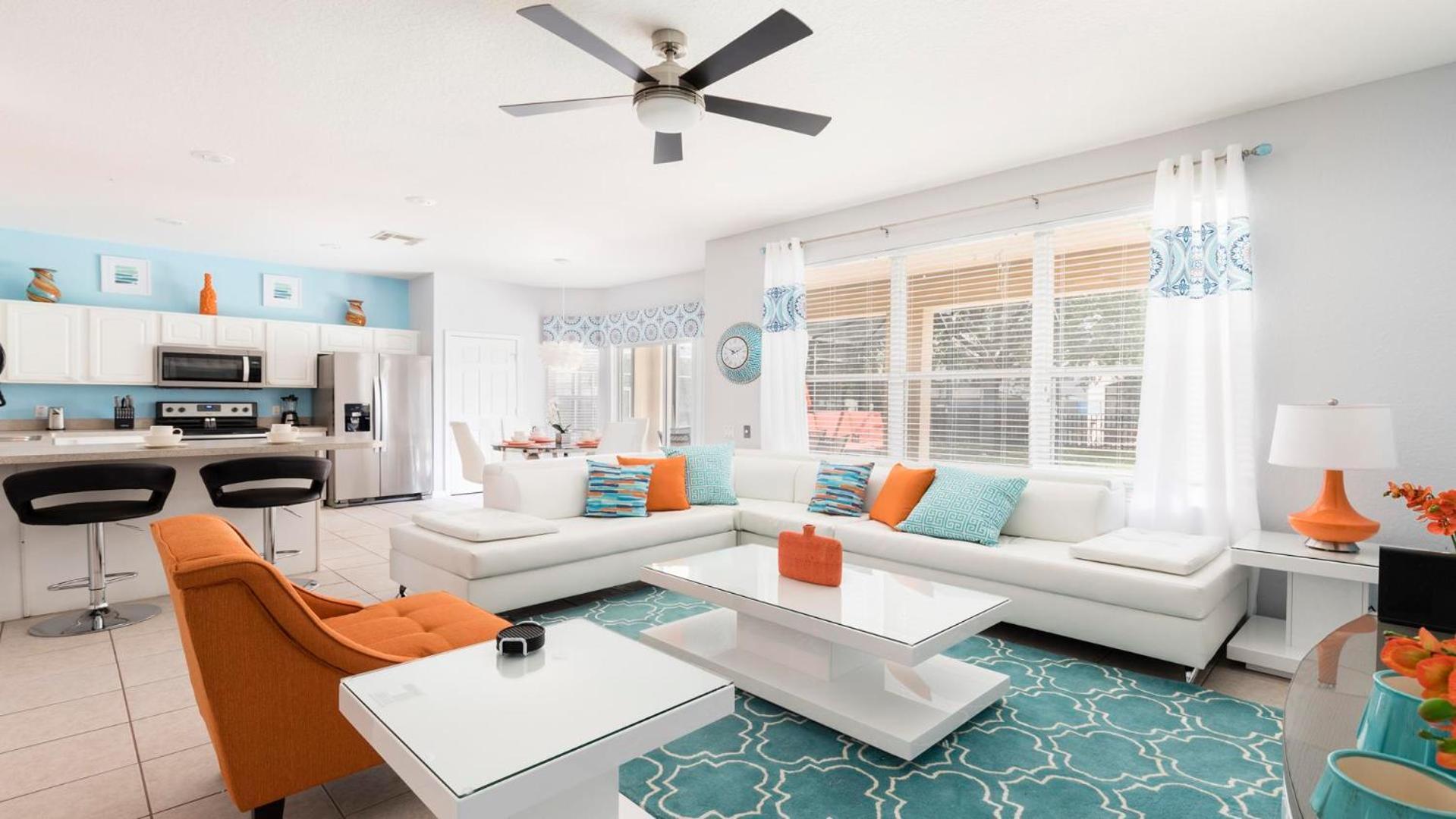 Windsor Hill 6br South-facing Pool/spa Near Holiday home Orlando