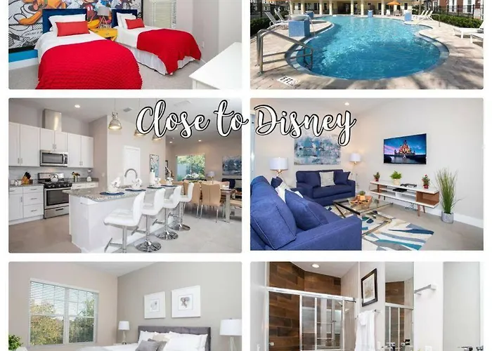 Dreamscape New 4 Suites Villa 5 Min To Disney