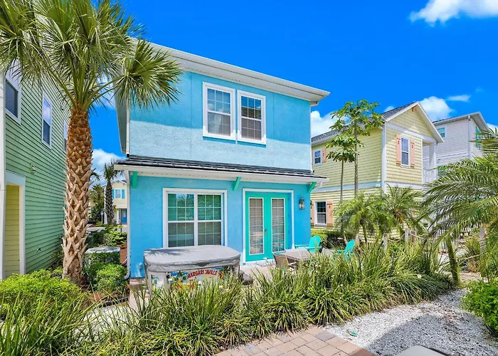 Orange Blossom Special Cottage Near Disney With Private Hot Tub Island H20 Waterpark Access - 3071Pi