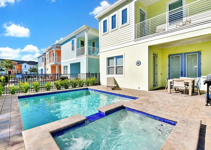 Sunny Cottage With Private Pool Near Disney With Margaritaville Resort Island H2O Access - 8021Kd