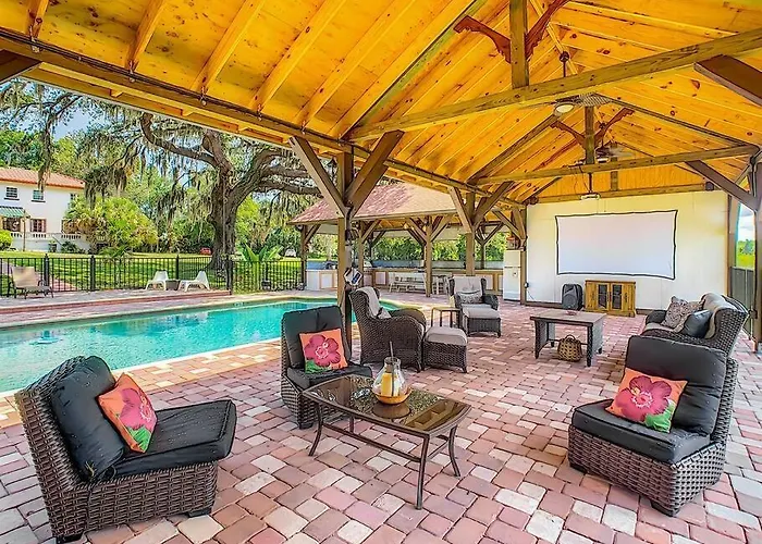Themed Speak Easy With Pool, Hot Tub, & Lake