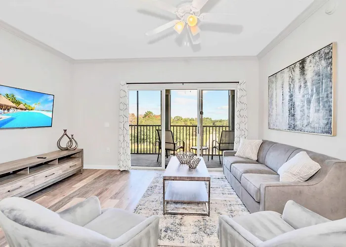 Modern 2Br Condo W Private Patio7 Min To Disney