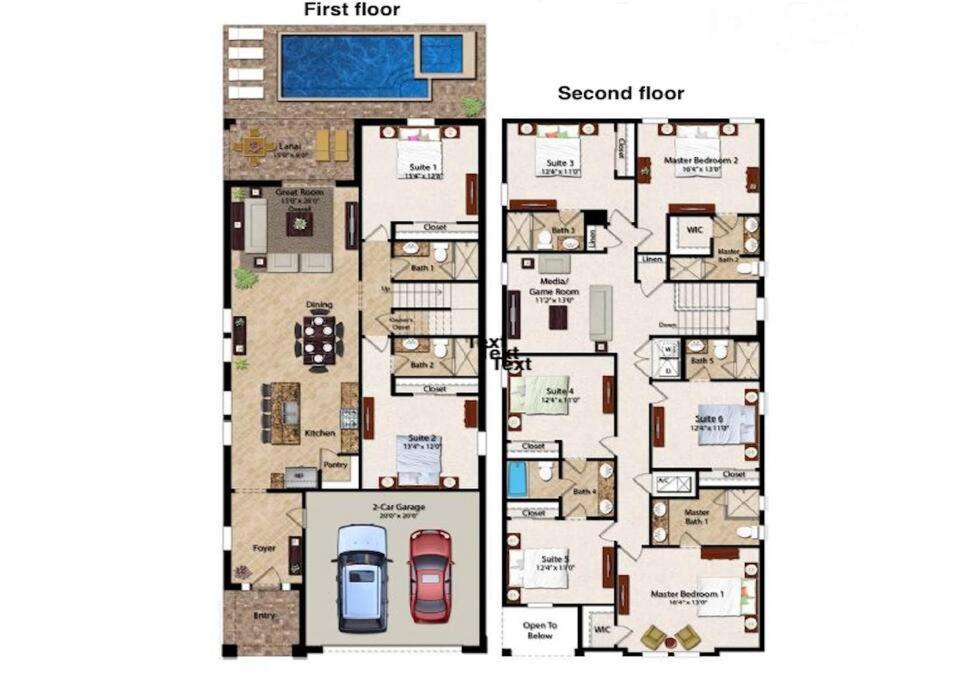 7500 Family By With Private Pool &