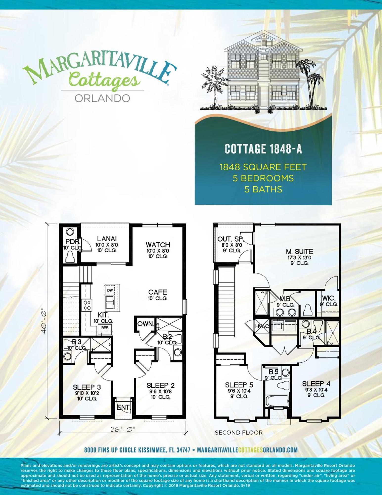 Bright Airy Near With Margaritaville Island H2o Access - 8008ls *