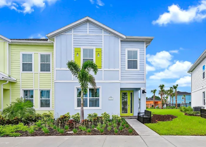 Bright Breezy Villa Near Disney With Margaritaville Resort Island H20 Waterpark Access - 3132Cs
