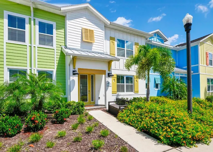 Colorful Villa Near Disney With Margaritaville Resort Island H20 Waterpark Access - 3197Cs