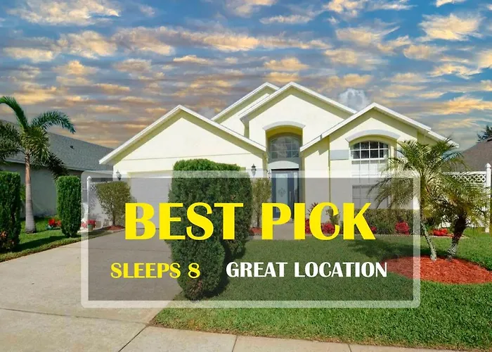 Beautiful 4 Bedroom Home 10 Minutes To Disney