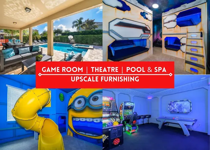 Epic Family Fun! Games & Theme Room, Pool - Encore Resort, Near Disney