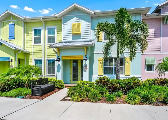 Blue Sky Hideaway Villa Near Disney With Margaritaville Resort Island H20 Waterpark Access - 2921Cs