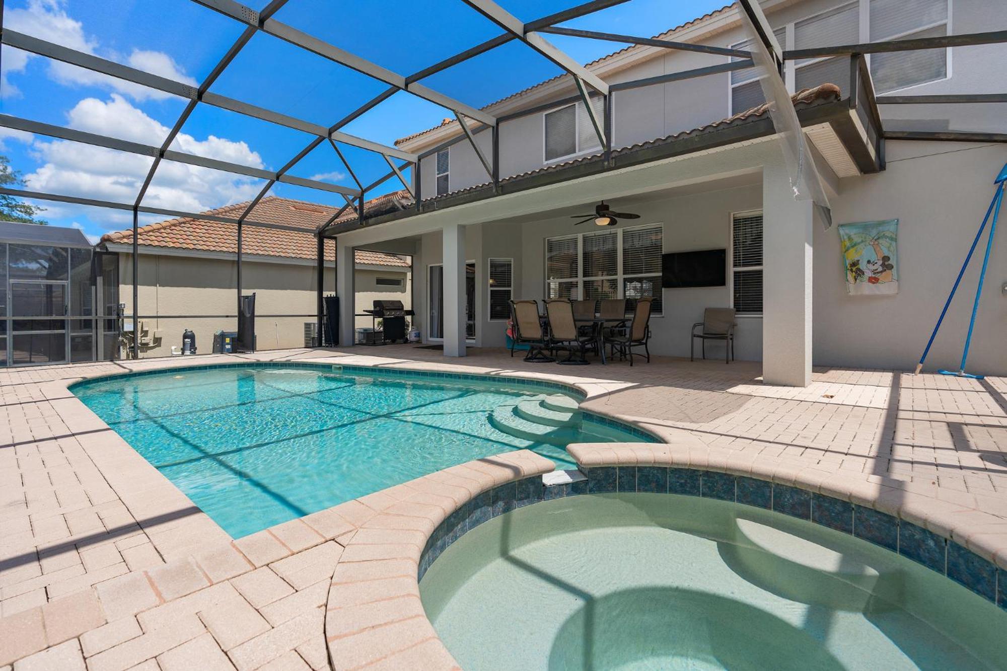 Villa Modern Luxury 6 Bed Pool Close To Orlando