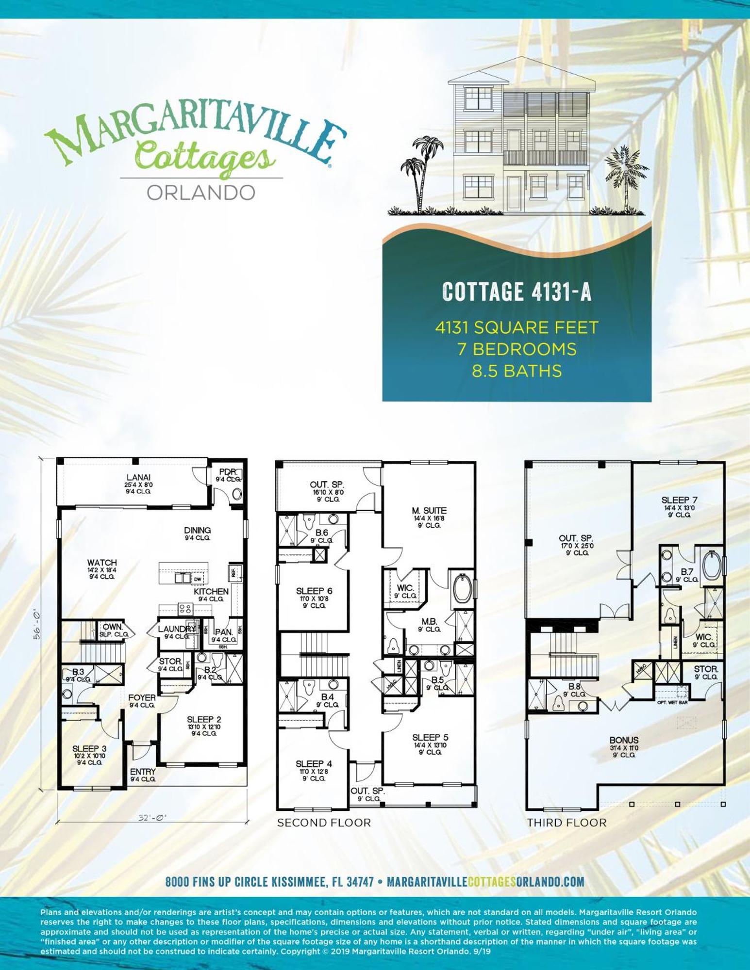 High Tide With Private Pool Near With Margaritaville Island H2o Access - 8053su Holiday home Orlando