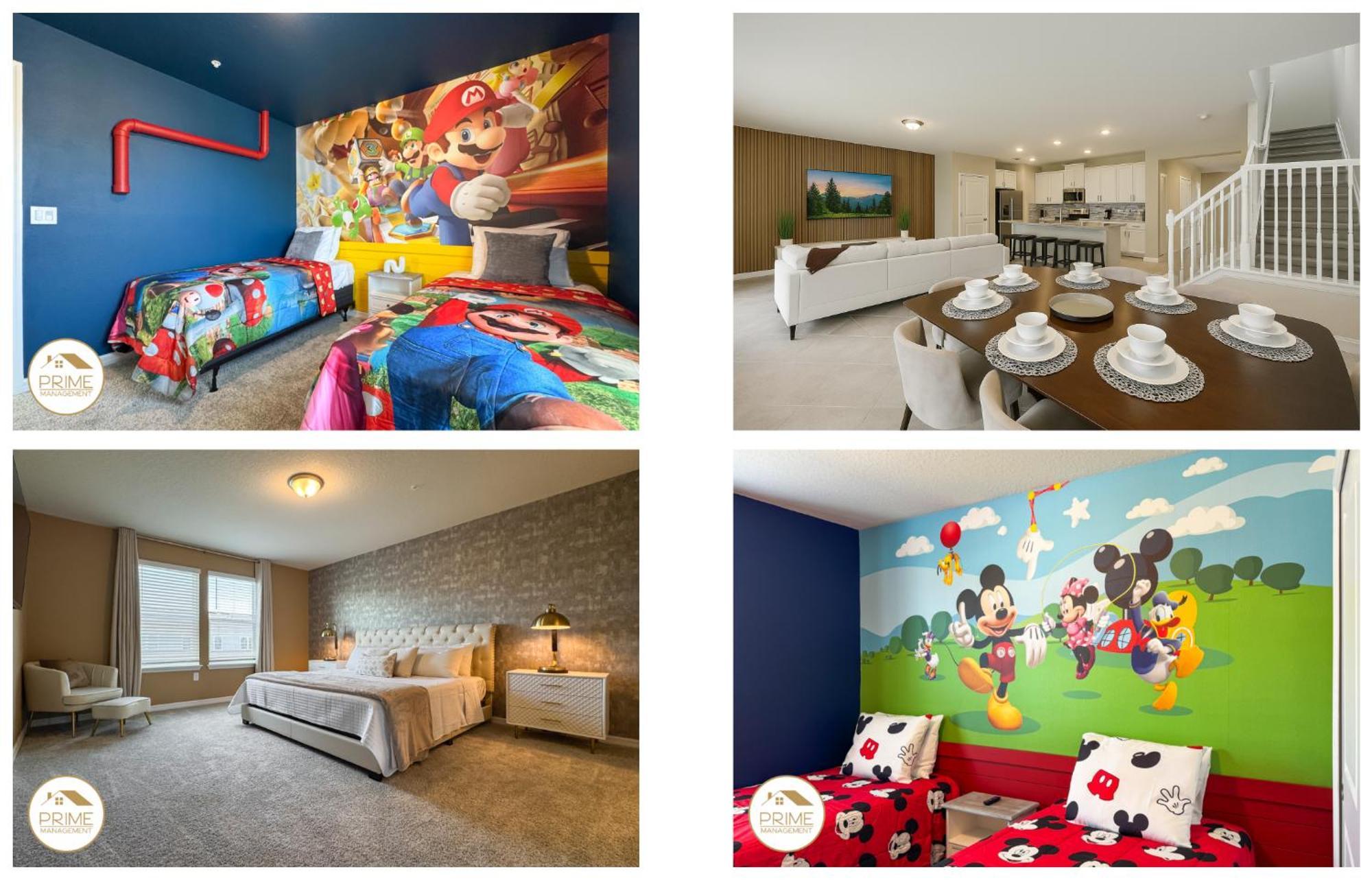 5br Themed Luxury Near Disneyprivate Pool Holiday home *
